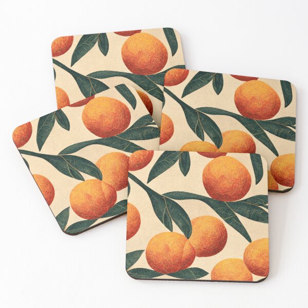 Item preview, Oranges pattern wallpaper - mural designed and sold by ontano.