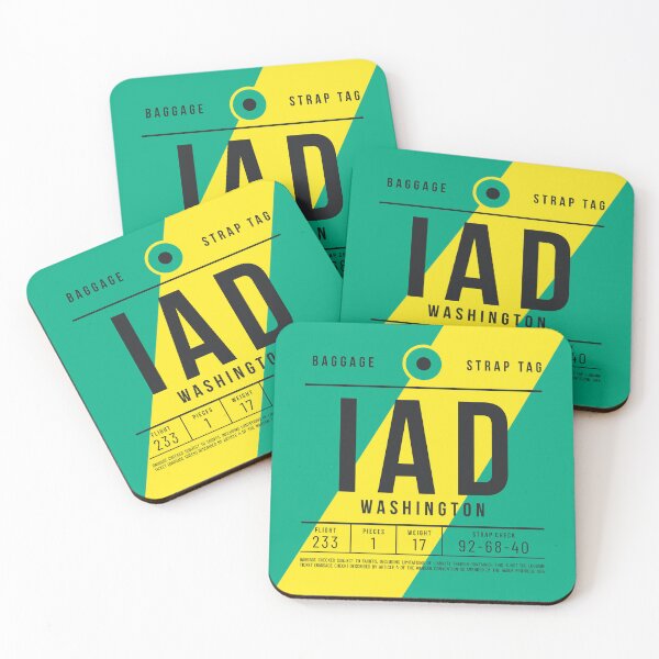 Item preview, Luggage Tag E - IAD Washington USA designed and sold by VoodooCircus.