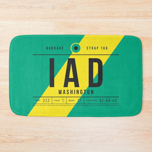 Item preview, Luggage Tag E - IAD Washington USA designed and sold by VoodooCircus.