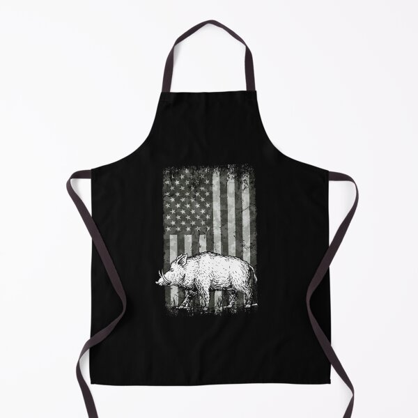 Item preview, Patriotic Wild Boar Hunting Season For Hog Whisperer Hunter designed and sold by Nessshirts.