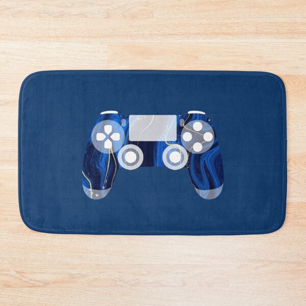 Item preview, Retro Gaming Controller Psychedelic Liquid Blue Gold designed and sold by everything4eva.