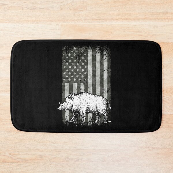 Item preview, Patriotic Wild Boar Hunting Season For Hog Whisperer Hunter designed and sold by Nessshirts.