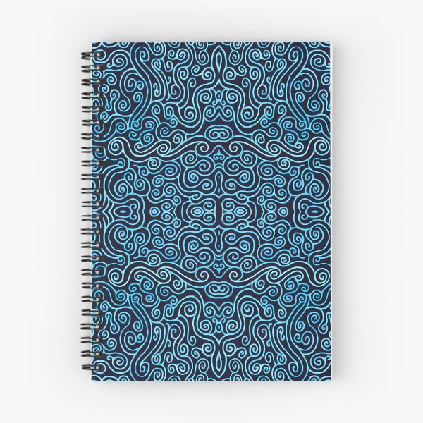 Item preview, blue spirals designed and sold by chambergambit.