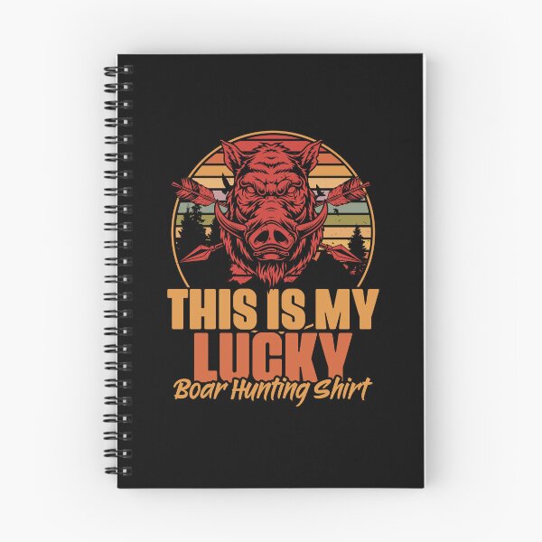 Item preview, This Is My Lucky Funny Boar Hunt Humor For A Wild Pig Hunter designed and sold by Nessshirts.