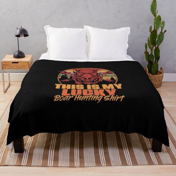 Item preview, This Is My Lucky Funny Boar Hunt Humor For A Wild Pig Hunter designed and sold by Nessshirts.