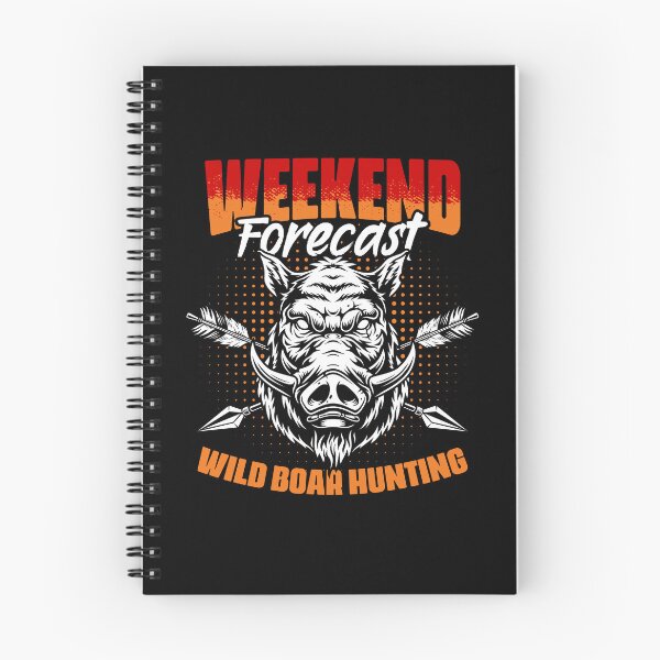 Item preview, Weekend Forecast Funny Wild Boar Hunting For Hog Hunt Hunter designed and sold by Nessshirts.