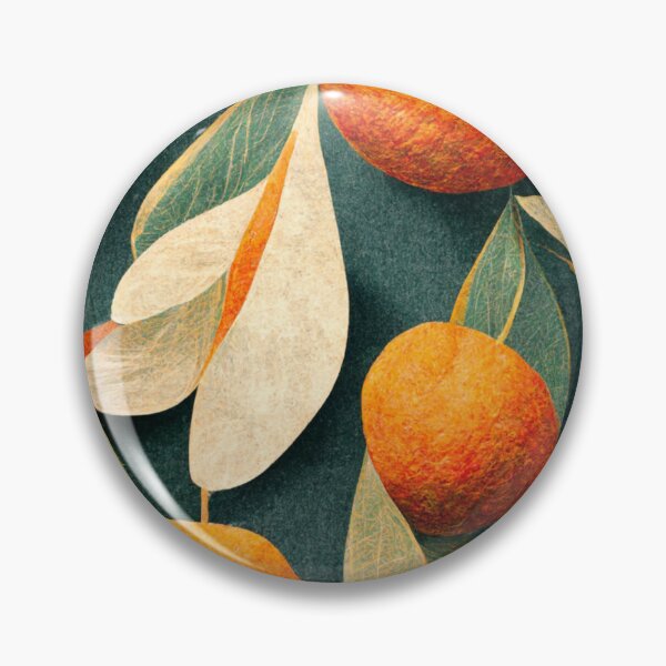 Aperçu de l'œuvre Papier peint motif oranges - mural créée et vendue par ontano.