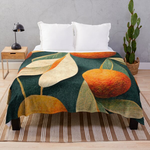 Item preview, Oranges pattern wallpaper - mural designed and sold by ontano.