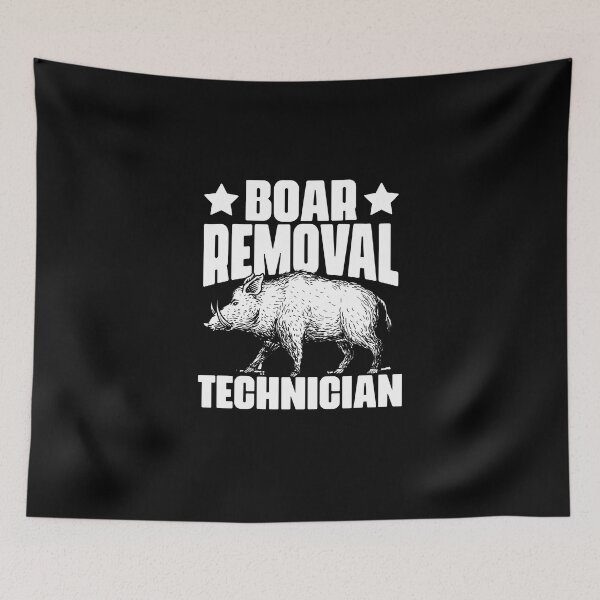 Item preview, Boar Removal Funny Wild Pig Hunting Humor For A Hog Hunter designed and sold by Nessshirts.