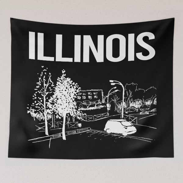 Item preview, Street Sketch Illinois designed and sold by bettyn9wp.