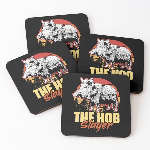 Item preview, Hog Slayer Funny Wild Boar Hunting Humor For A Grunt Hunter designed and sold by Nessshirts.