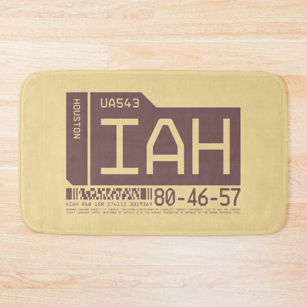 Item preview, Luggage Tag C - IAH Houston USA designed and sold by VoodooCircus.