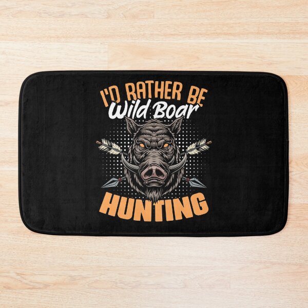 Item preview, I'd Rather Be Hunting Funny Wild Boar Humor For A Hog Hunter designed and sold by Nessshirts.