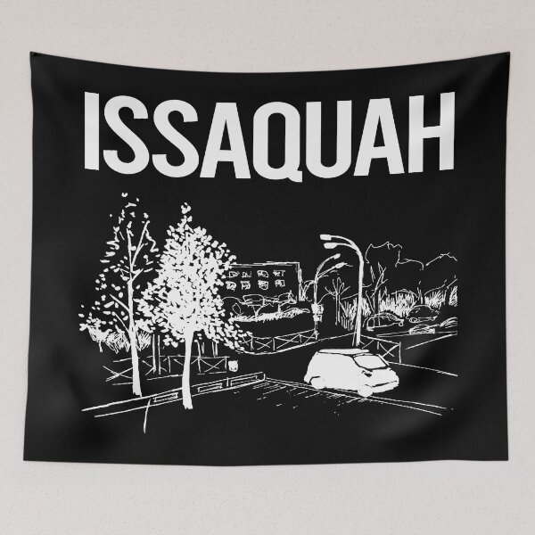 Item preview, Street Sketch Issaquah designed and sold by bettyn9wp.