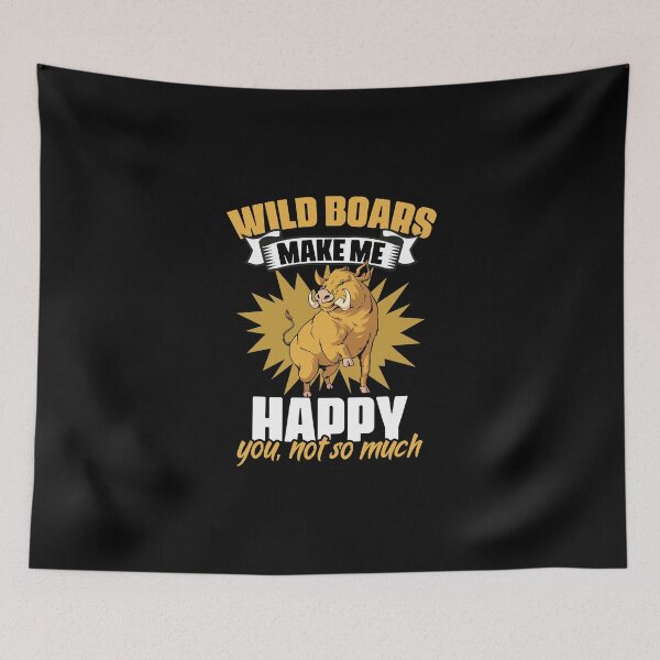 Item preview, Wild Boars Funny Boar Hunting Humor For Grunting Hog Hunters designed and sold by Nessshirts.