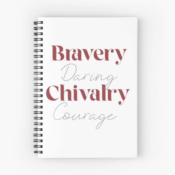 Item preview, Bravery Daring Chivalry Courage designed and sold by PottersArt.