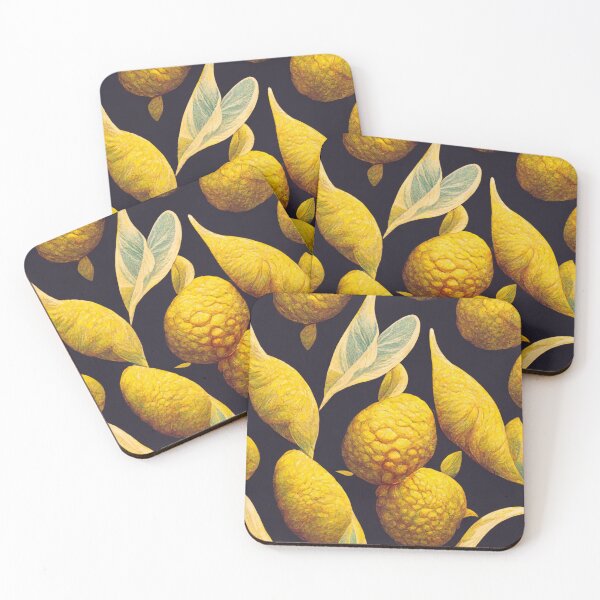 Item preview, Lemons pattern wallpaper  - mural.  designed and sold by ontano.