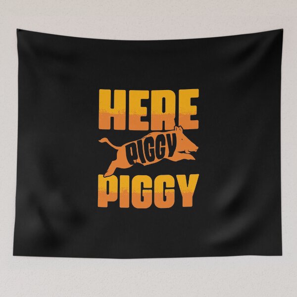 Item preview, Here Piggy Piggy Funny Grunt Hunting Humor For A Boar Hunter designed and sold by Nessshirts.