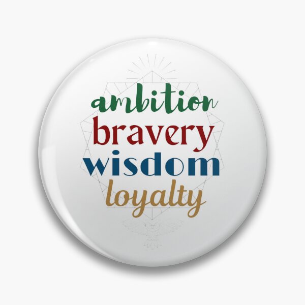 Item preview, Ambition Bravery Wisdom Loyalty designed and sold by PottersArt.