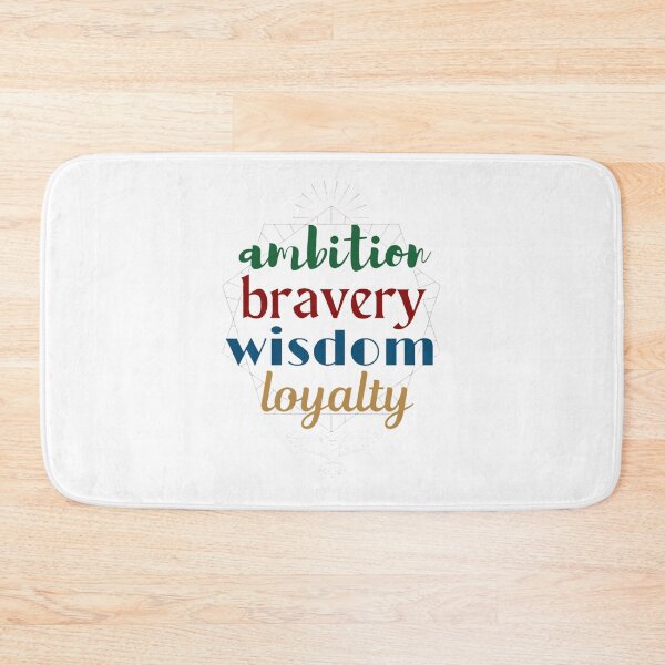 Item preview, Ambition Bravery Wisdom Loyalty designed and sold by PottersArt.