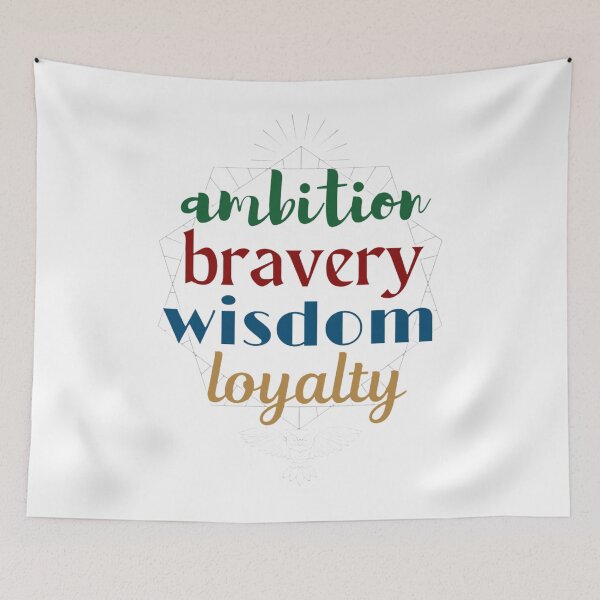 Item preview, Ambition Bravery Wisdom Loyalty designed and sold by PottersArt.