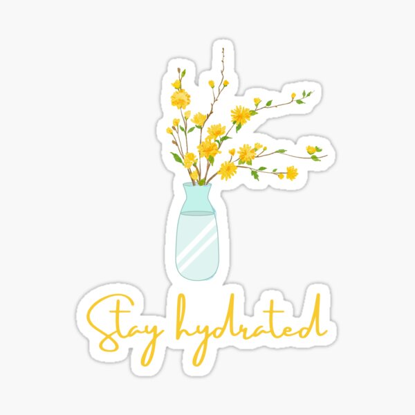 "Stay hydrated hydro flask sticker " Sticker for Sale by buybest1
