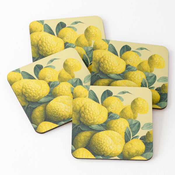 Item preview, Lemons pattern wallpaper  - mural designed and sold by ontano.