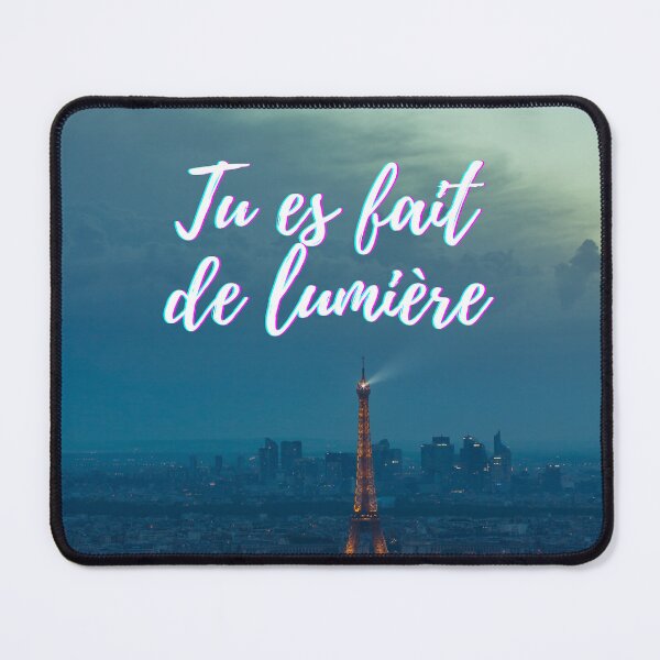 Item preview, I am made of light - popular french quotes theme gifts designed and sold by RebelliousRosee.