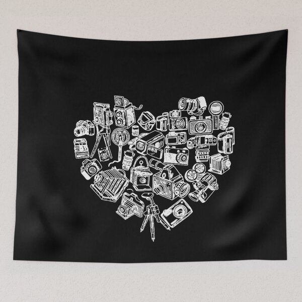 Item preview, Womens Photography Lover Heart & Photoshooting Equipments designed and sold by TobyLewis1592.