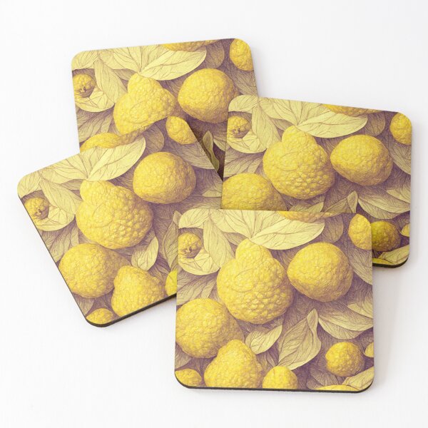 Item preview, Lemons pattern wallpaper  - mural designed and sold by ontano.