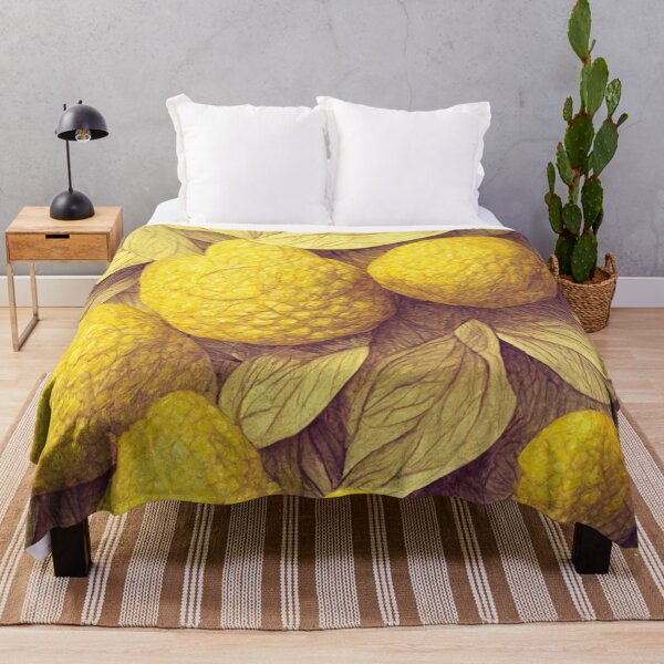 Item preview, Lemons pattern wallpaper - mural designed and sold by ontano.