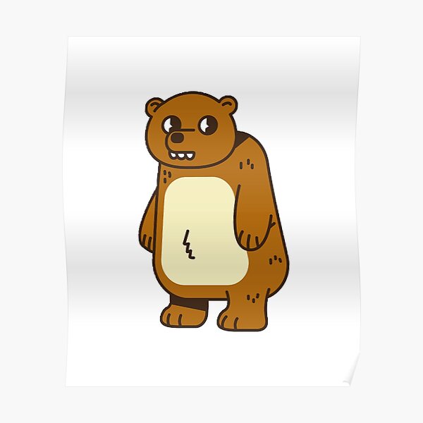 “Swaggy bear” Poster for Sale by Designbygorilla | Redbubble