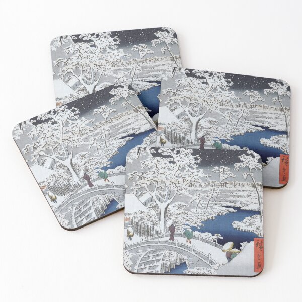 Item preview, El puente Taiko y la colina Yûshi en Meguro por Hiroshige designed and sold by Ukiyo-Studio.