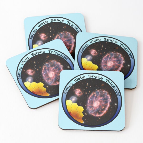 Item preview,  JWST James Webb Telescope - Cartwheel Galaxy, blues designed and sold by Kestrelle.