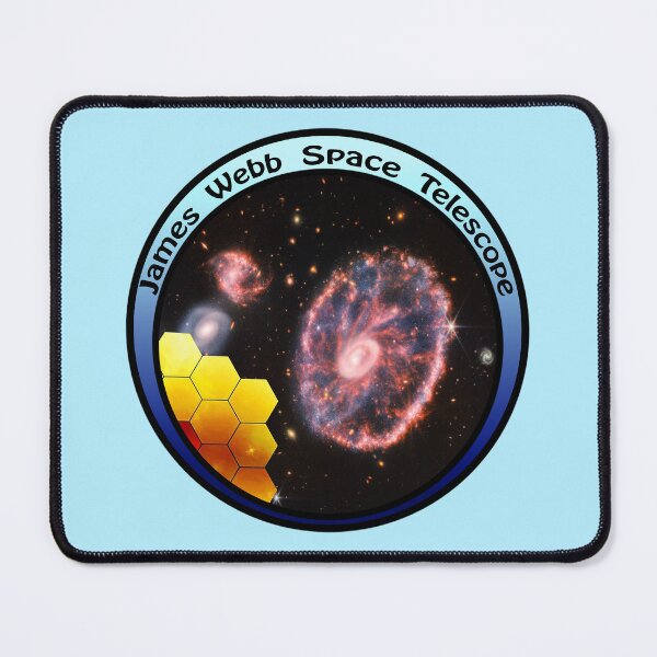 Item preview,  JWST James Webb Telescope - Cartwheel Galaxy, blues designed and sold by Kestrelle.