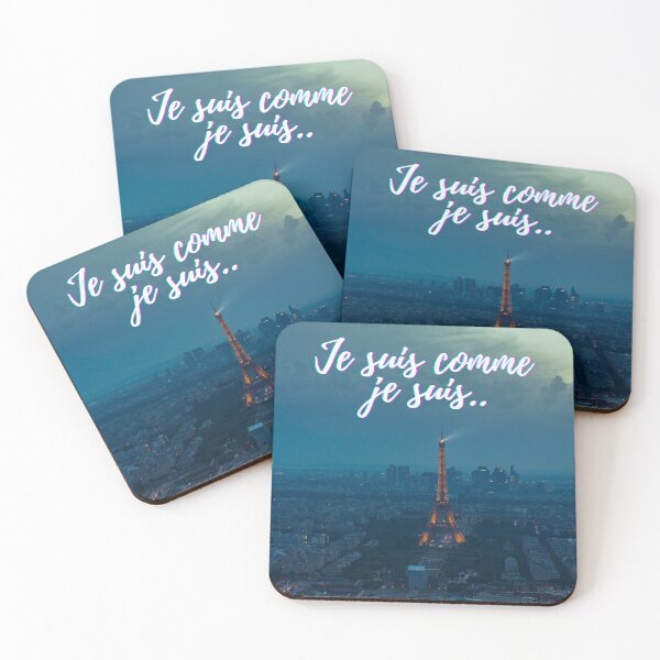 Item preview, I am what I am - popular french quotes theme gifts  designed and sold by RebelliousRosee.