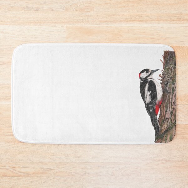 Item preview, Felix the Woodpecker designed and sold by sarahgeefineart.