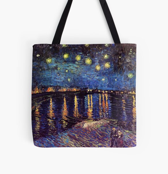 The Starry Night, Van Gogh Tote Bag by ncooz