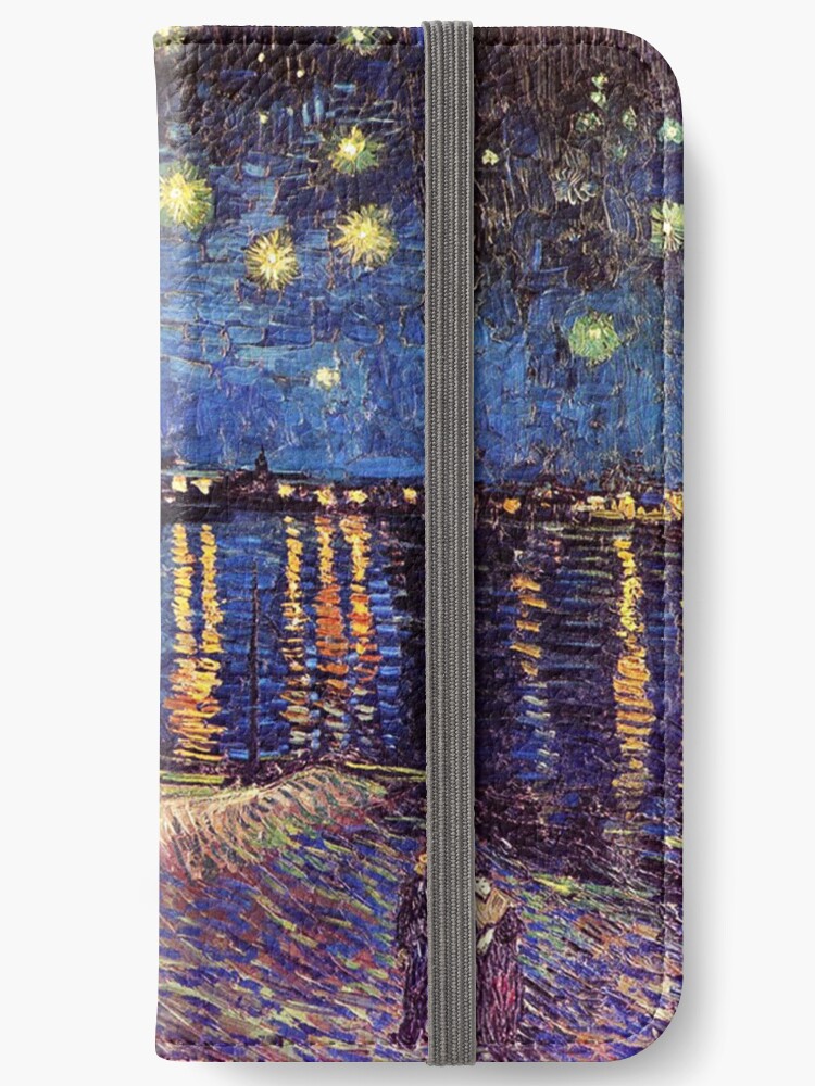 Starry Night over the Rhone, Vincent van Gogh iPhone Wallet for Sale by  naturematters