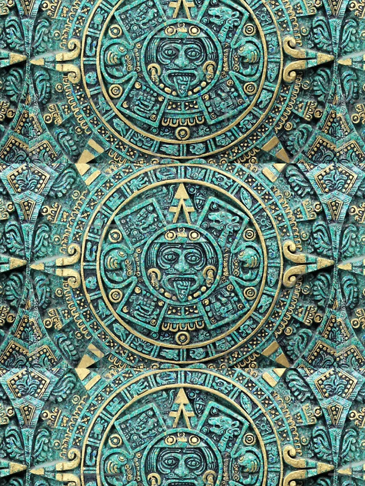 Thumbnail 4 of 4, Samsung Galaxy Phone Case, Aztec Calendar designed and sold by RabbitDance.