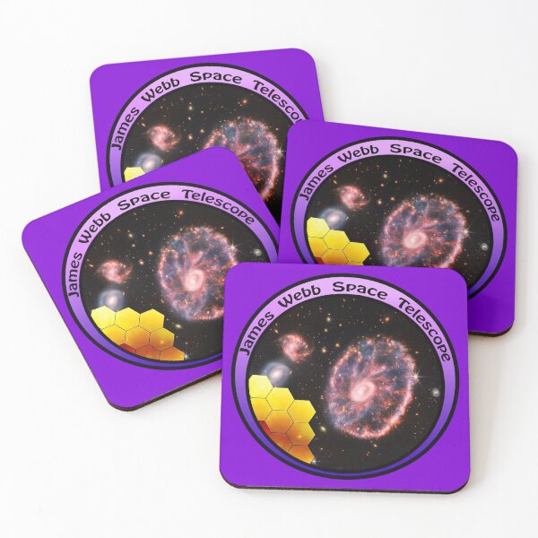 Item preview, JWST James Webb Telescope - Cartwheel Galaxy, purple designed and sold by Kestrelle.