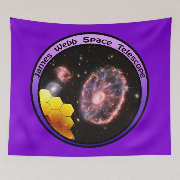 Item preview, JWST James Webb Telescope - Cartwheel Galaxy, purple designed and sold by Kestrelle.