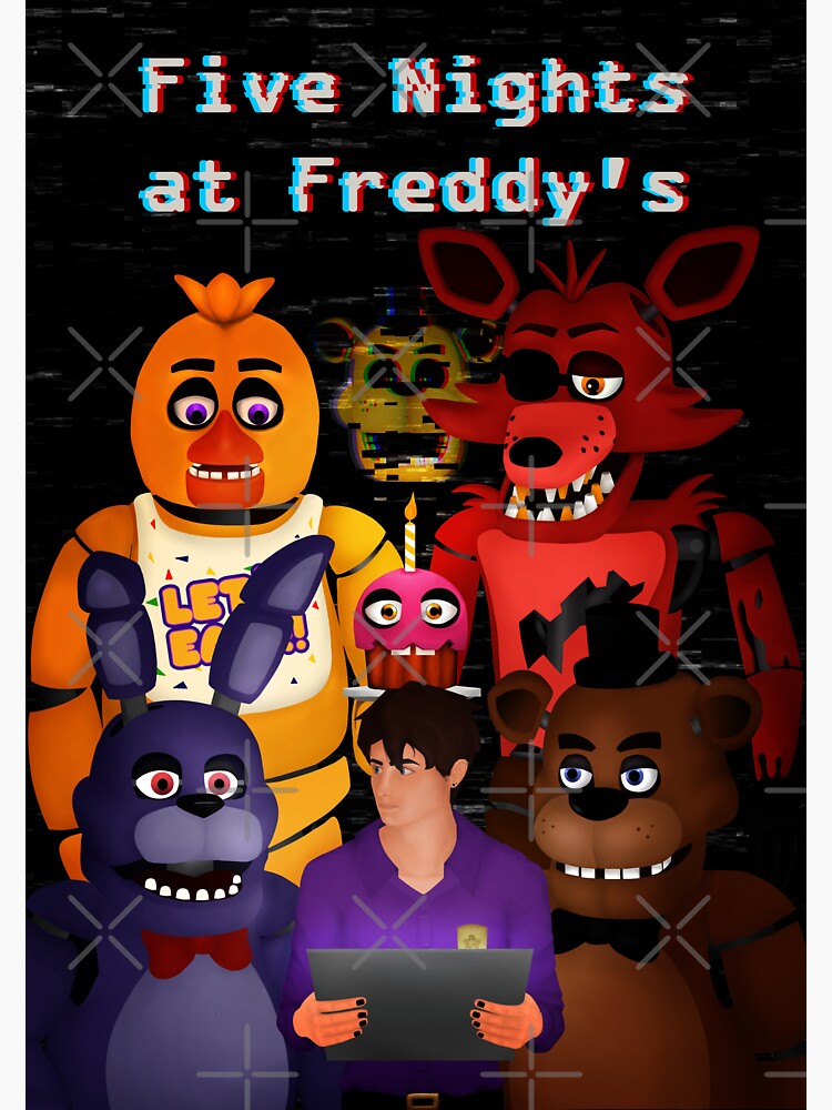 Five Nights At Freddy's, Candy, FNAF, Freddy, Chicka, Bonnie, CupCake, Vinyl, Decal