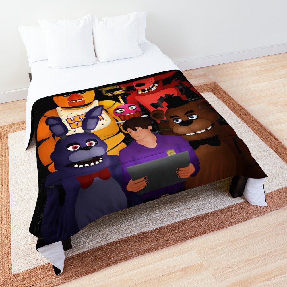 FNaF Bedding Set Quilt Set Cute Freddy Bed Set For Boys