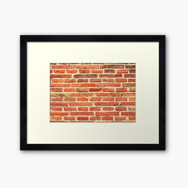 Item preview, Red Brick Wall designed and sold by PotluckPrints.