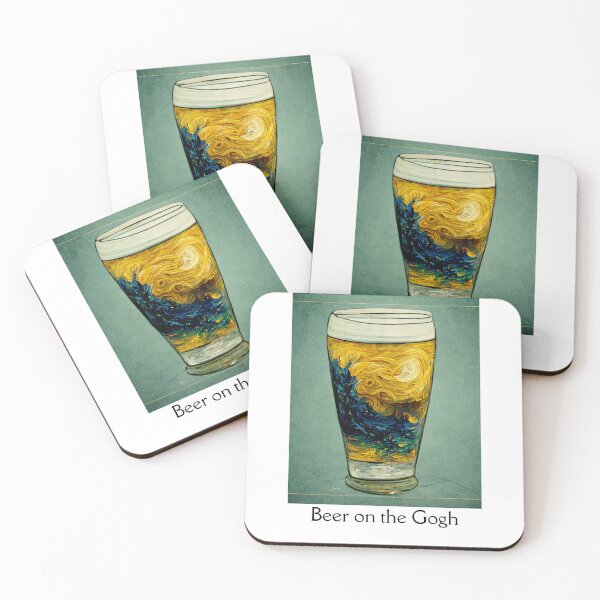 Item preview, Beer on the Gogh designed and sold by GeekGasmMerch.