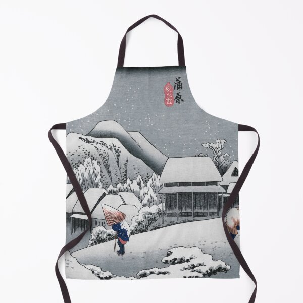 Item preview, Evening Snow at Kanbara by Hiroshige designed and sold by Ukiyo-Studio.