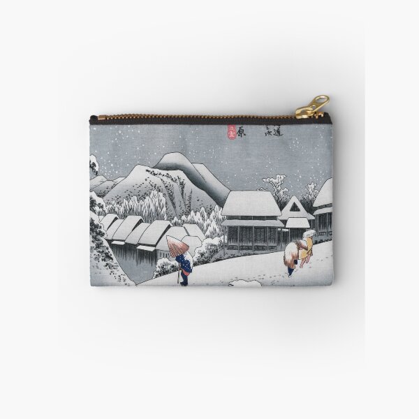 Item preview, Evening Snow at Kanbara by Hiroshige designed and sold by Ukiyo-Studio.
