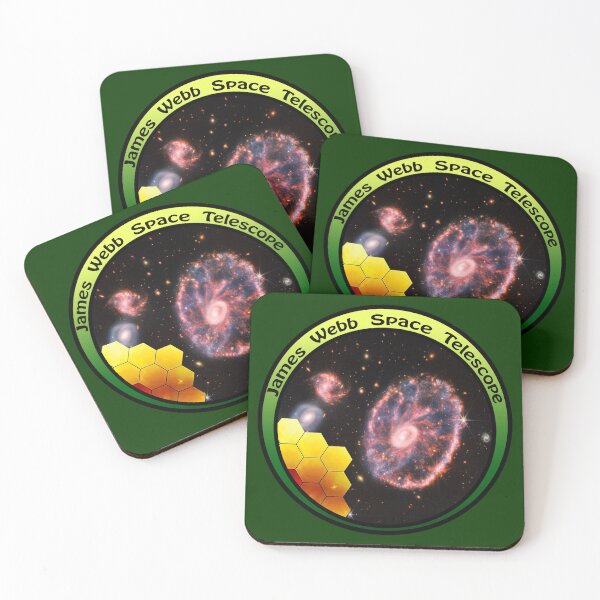 Item preview, JWST James Webb Telescope - Cartwheel Galaxy, green designed and sold by Kestrelle.