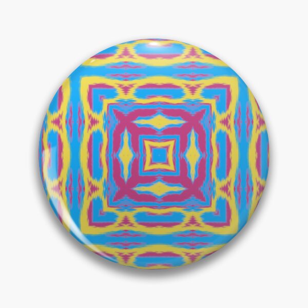 Item preview, Blue Yellow and Pink Tile Pattern designed and sold by KeksWorkroom.